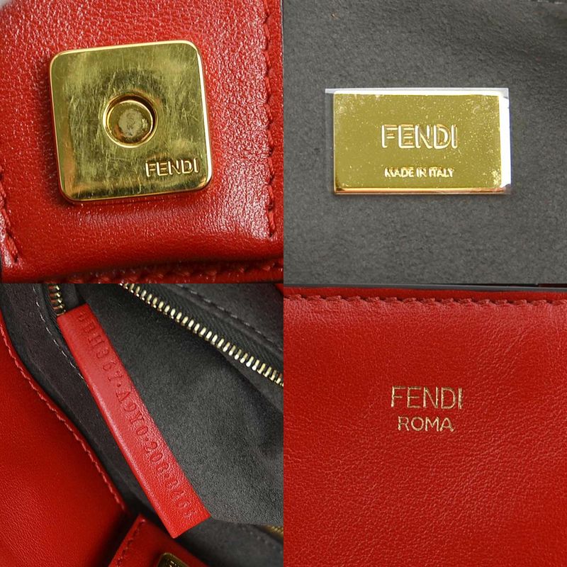 Fendi Shoulder Bag Handbag FF Tote Small 8bh367-a9y0