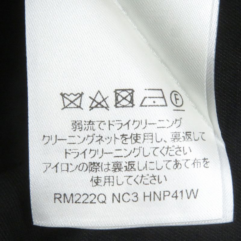 Louis Vuitton 22AW Linen Blend Logo Silver Plate Cargo Shorts Black 38 Made In