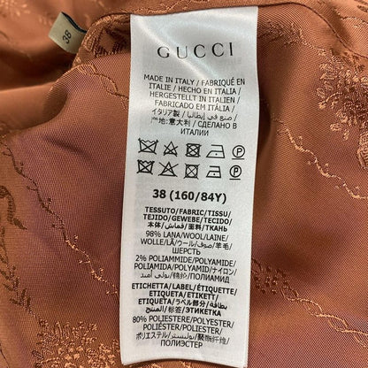 Gucci Coat Size 38 S Women - 655261 Zaal6 Dark Navy Long Sleeves/long Length/fal