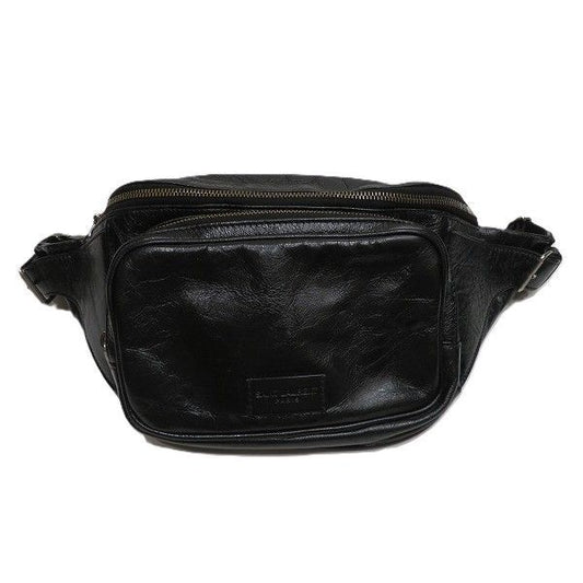 Saint Laurent Logo Leather Body Bag Lnd586206-0619 Waist Pouch Bag Shoulder Bag