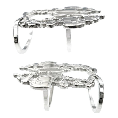 Hermes Scarf Ring 70 Brid De Gala Silver Color Small Accessories