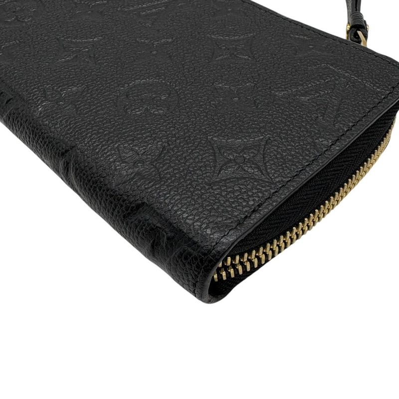 3354 Louis Vuitton Long Wallet Zippy Wallet M61864 Monogram Empreinte LV Noir