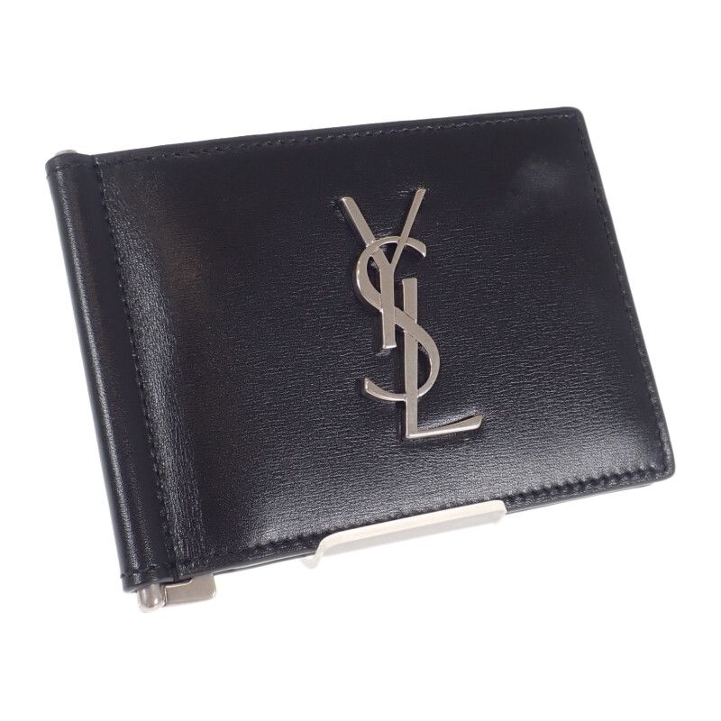 Saint Laurent Cassandra Card Holder Bifold With Money Clip 4856300sx0e1000 Card