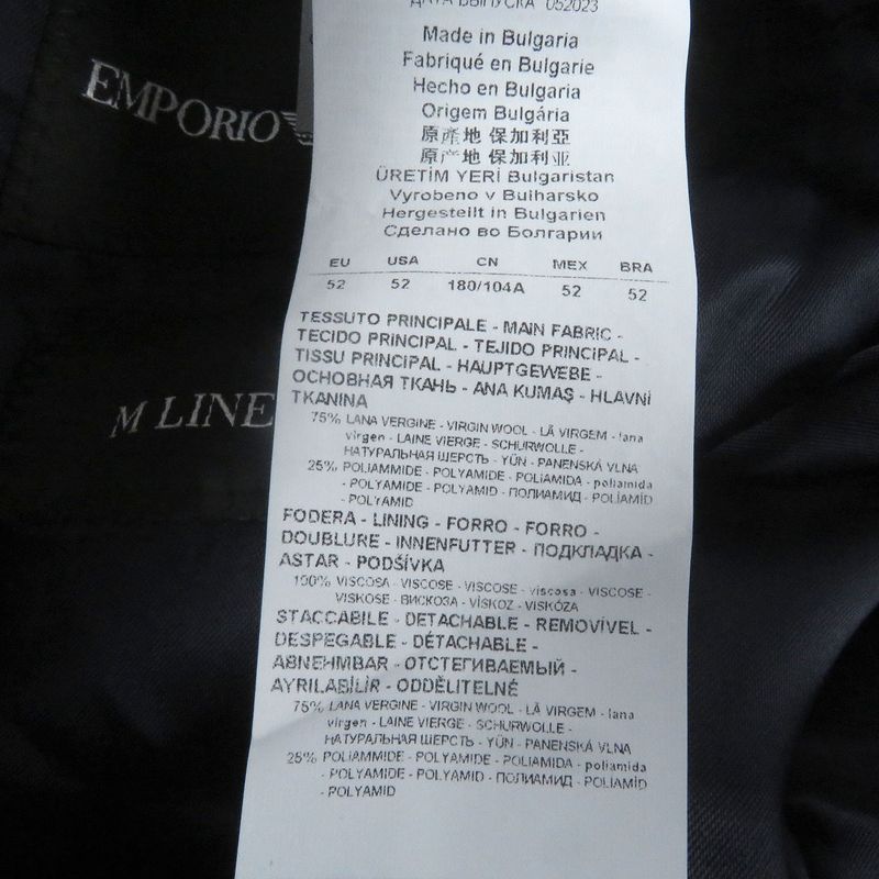 Emporio Armani Emporio Almaani 2023 Black Tag M Line Docking Design Chester