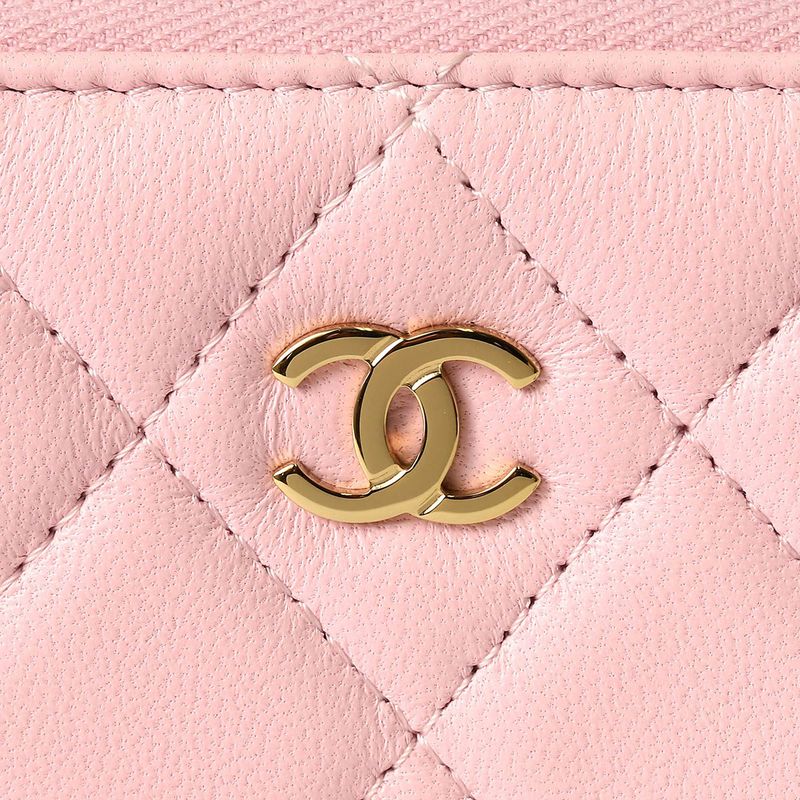 Chanel Coin Case Classic ZIP COIN Purse Pink