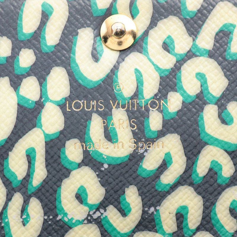 Louis Vuitton Monogram Portefeuille Sarah Long Wallet M60104 Leopard Brown And