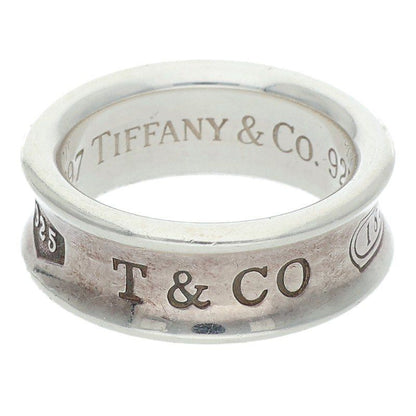 Tiffany & Co 1837 Medium Silver Ring Men's Size 7