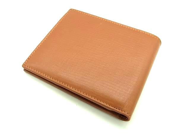 Bvlgari Bvlgari Wallet Billfold Card Holder Men's Women's Brown Bm1953