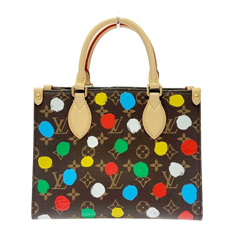 Louis Vuitton M46380 Monogram on-the-Go PM X Yayoi Kusama