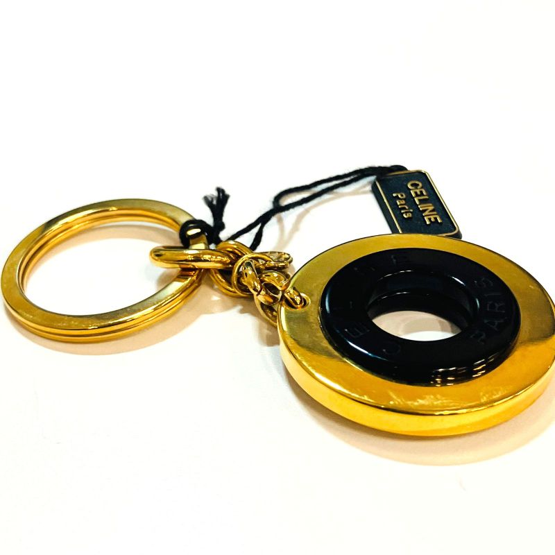 Celine Circle Logo Key Holder: X2016