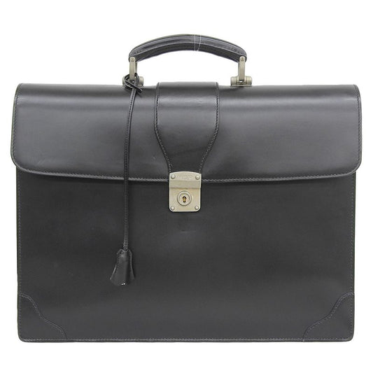 Goyard Y2K Vintage Rare Item Box Calf Leather Attache Briefcase Business Bag 3