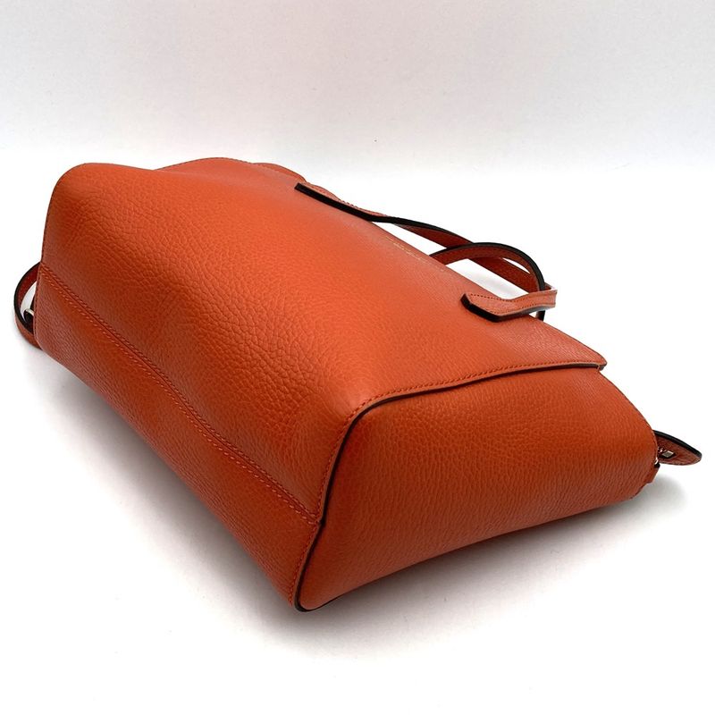 Gucci 368827 Swing Small Handbag Shoulder Bag 2way Orange Leather Women