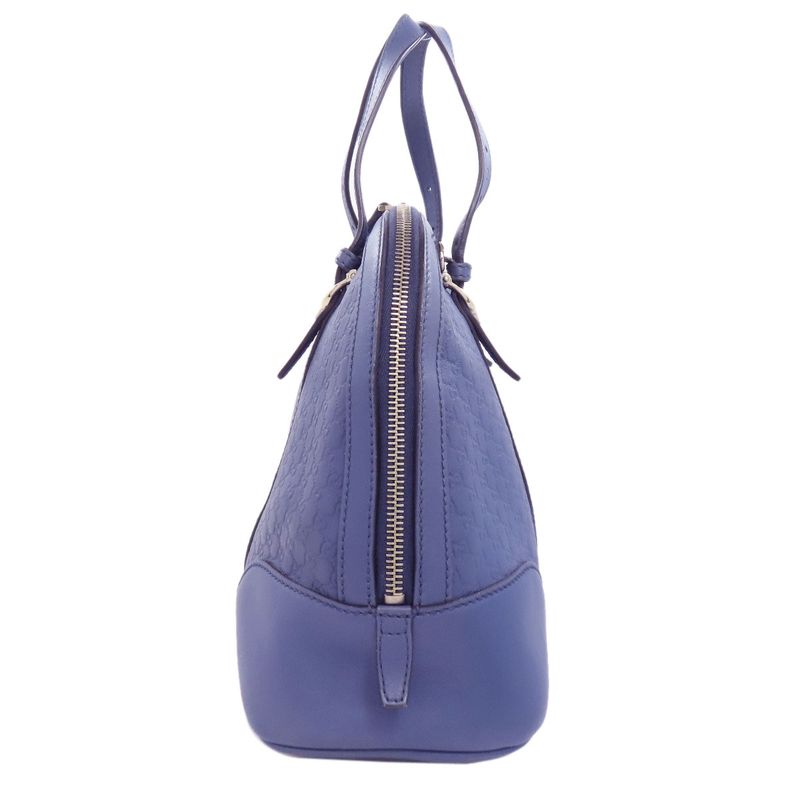 Gucci 309617 GG Signature Micro Shimmer 2WAY Handbag Leather Women