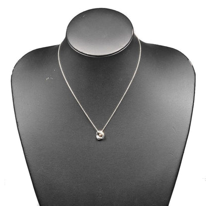 Tiffany & Co Double Open Heart 11mm (0.43in) & 7mm (0.28in) Silver 925 X 18K