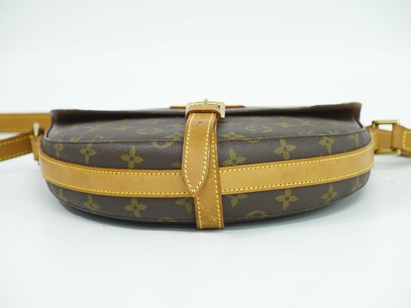 Authentic Louis Vuitton LV Chien Ti GM Monogram Shoulder Bag Pochette Brown