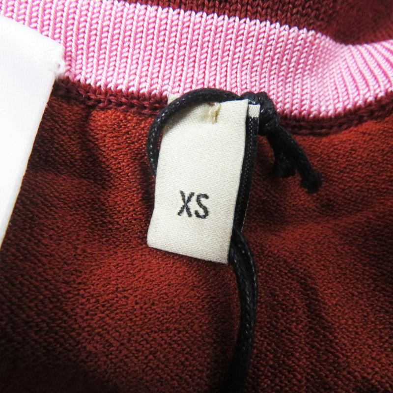 Gucci×adidas Gucci×adidas 693830 Trefoil Jacquard Jogger Pants Brown Pink XS