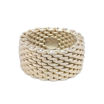 Tiffany & Co Tiffany & Co Somerset Ring Approx 9 Sv925 83g Silver Mesh