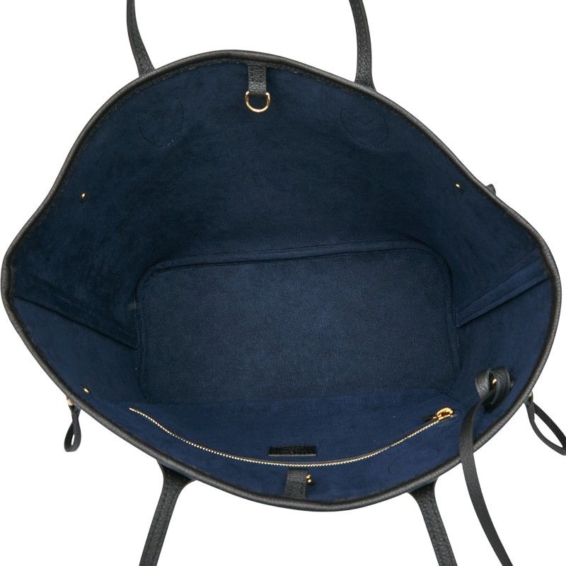 Louis Vuitton Monogram Empreinte Neverfull MM Tote Shoulder Bag M45685 Noir