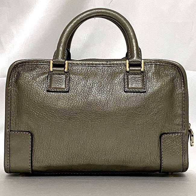 Loewe Handbag Amazona 23 Gold Anagram