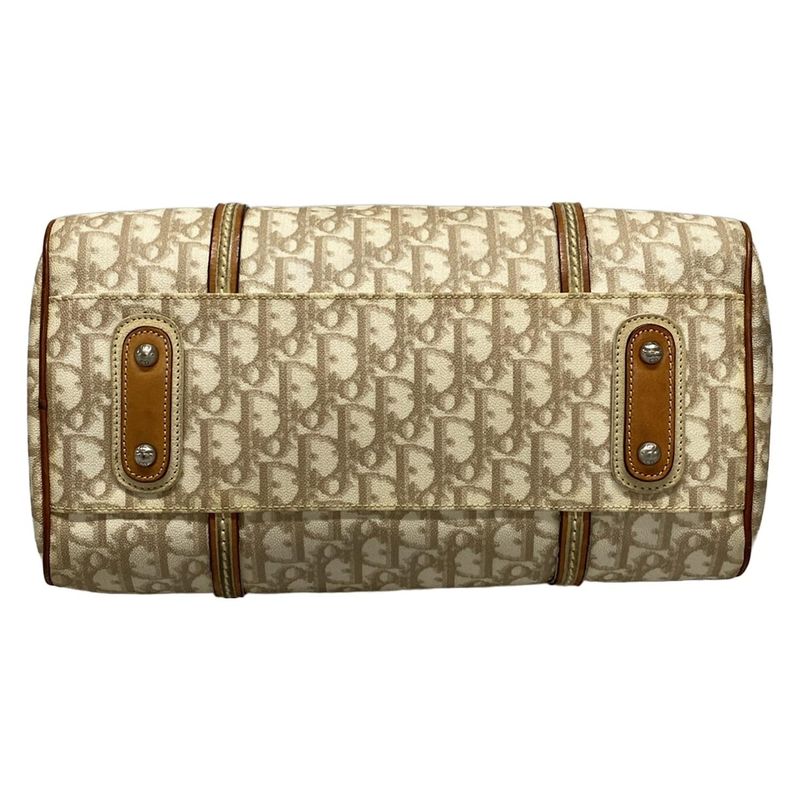 Dior/christian Dior Handbag Romantictrotter Lcs44706 Ivory X Beige X Brown