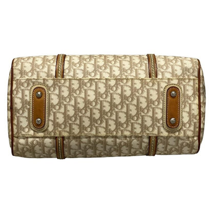 Dior/christian Dior Handbag Romantictrotter Lcs44706 Ivory X Beige X Brown
