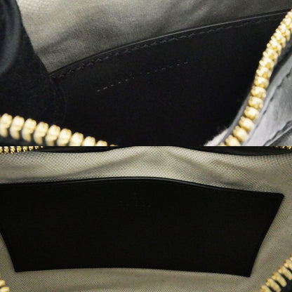 Gucci Ggmatelasse Shoulder Bag 739709 Black Hand Clutch 3WAY Leather