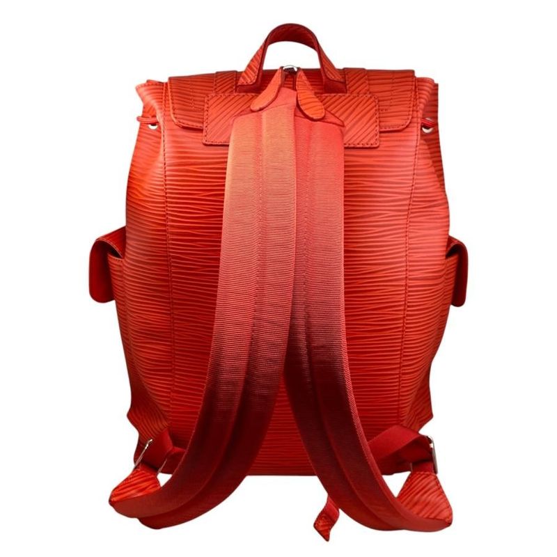 Louis Vuitton Backpack Sac Christopher MM Backpack M23764 Epi Logo Red Louis