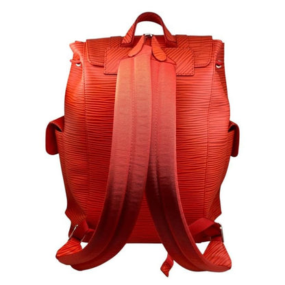 Louis Vuitton Backpack Sac Christopher MM Backpack M23764 Epi Logo Red Louis