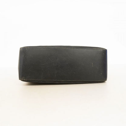 Gucci Shoulder Bag GG Nylon 001 3766 Nylon Black Silver Hardware Women