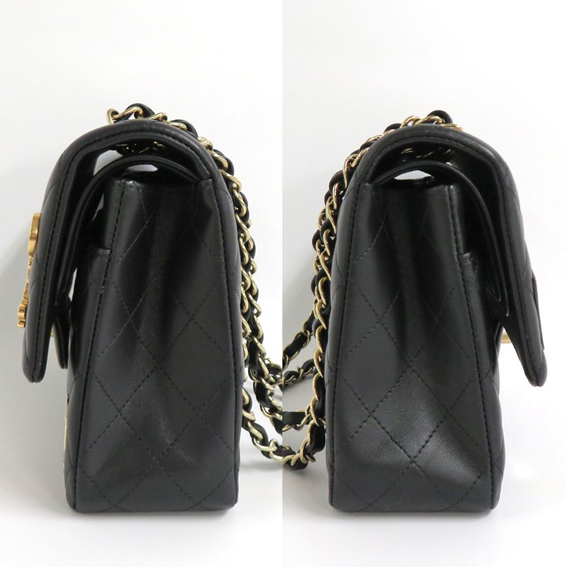 Chanel Matelasse 25 Double Flap Chain Shoulder Bag 2024 Cruise Badge