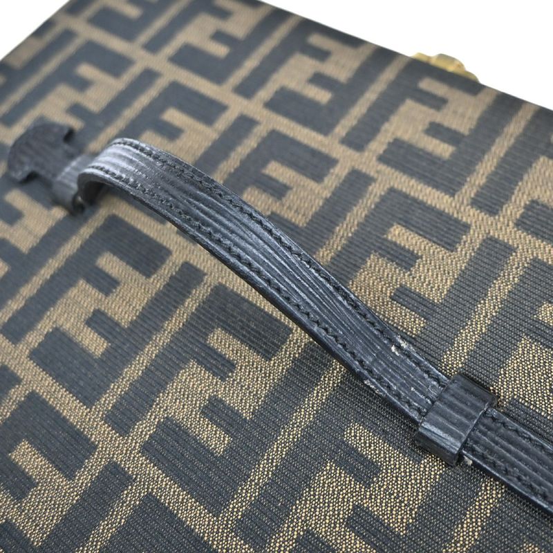 Fendi Handbag Logo Zucca Pattern Clutch Bag 70ka700