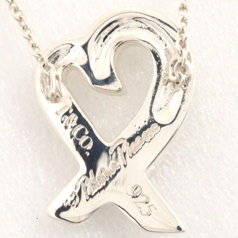 Tiffany & Co Loving Heart 925 Silver Ladies 2.83g Necklace