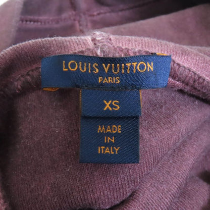 Louis Vuitton Fhkl13 USED Monogram Patterned Pullover Hoodie With LV Patch
