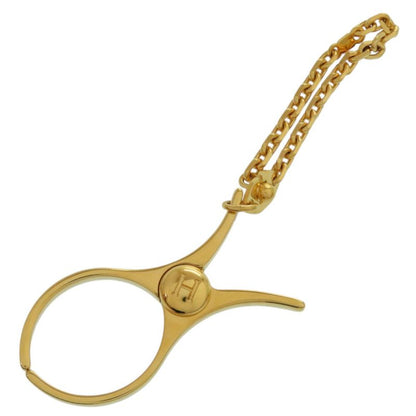 Hermes Glove Holder Filleux Metal Doré Gold 0104 Hermes