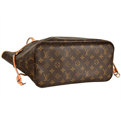 Louis Vuitton Neverfull MM Tote Bag Monogram Canvas M40156 Beige Ca4171