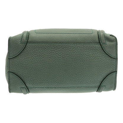Celine - Luggage Micro Shopper Handbag - Green - Women's