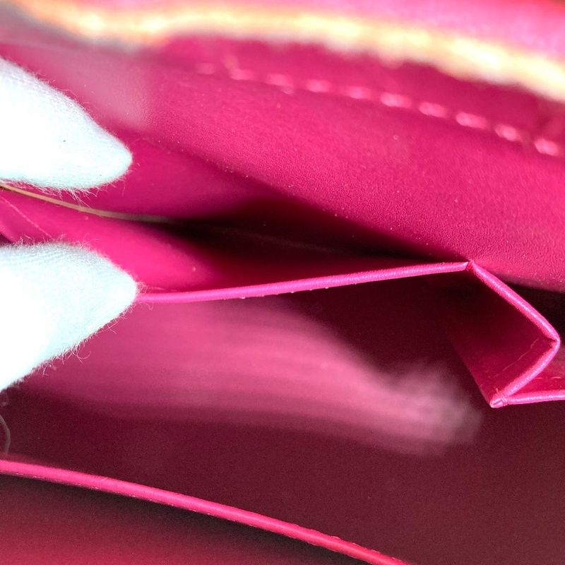 Louis Vuitton Shoulder Bag Houston M91933 Monogram Vernis Canvas Fuchsia Pink