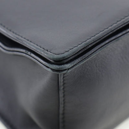 Gucci Bamboo 001 3243 200047 Calf Black Women Shoulder Bag