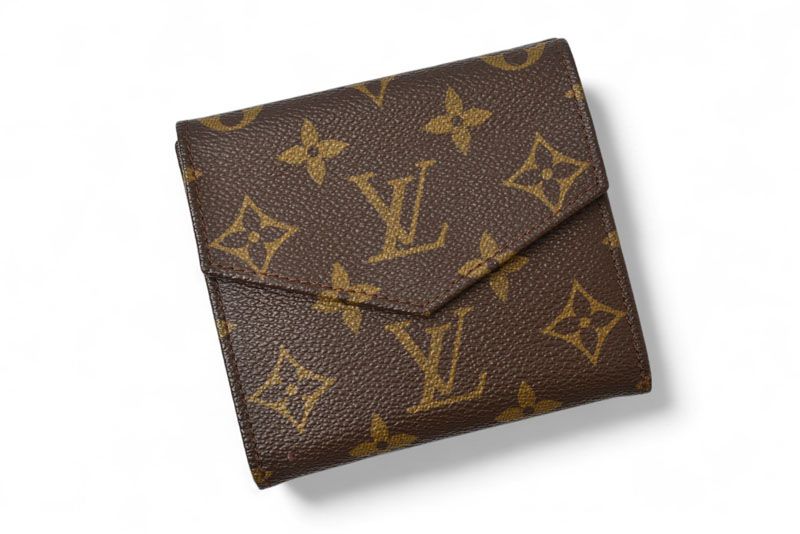 Louis Vuitton Wallet Louis Vuitton Monogram Fold Wallet No.190 Vintage Antique