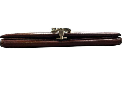 2540 Gucci Long Wallet W Hook Wallet G Mark GG Canvas Preowned 190389-4276