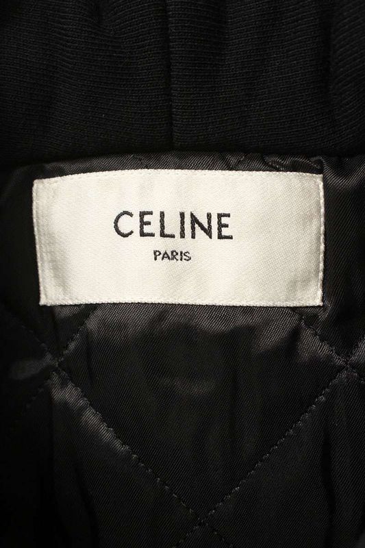 Celine 2w68a0m84 Hood Logo Check Blouson Men's 48