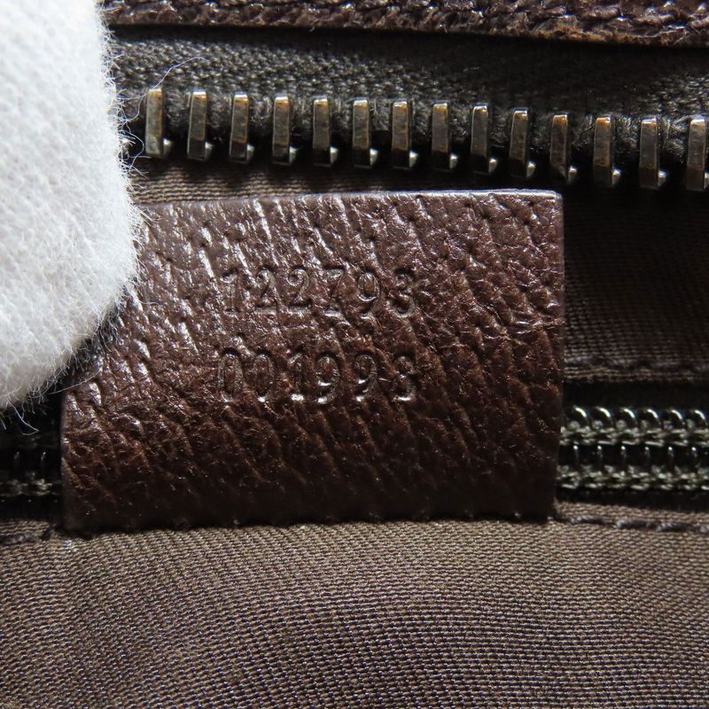 Gucci 122798 GG Shoulder Bag Canvas Women