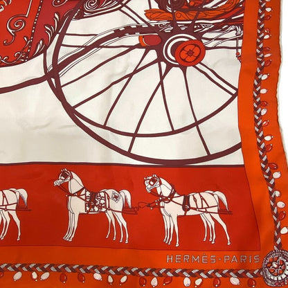 Hermes Carre 90 Coupe DE GALA Scarf Bag Brand Bag Handle Cover Ribbon High Gift