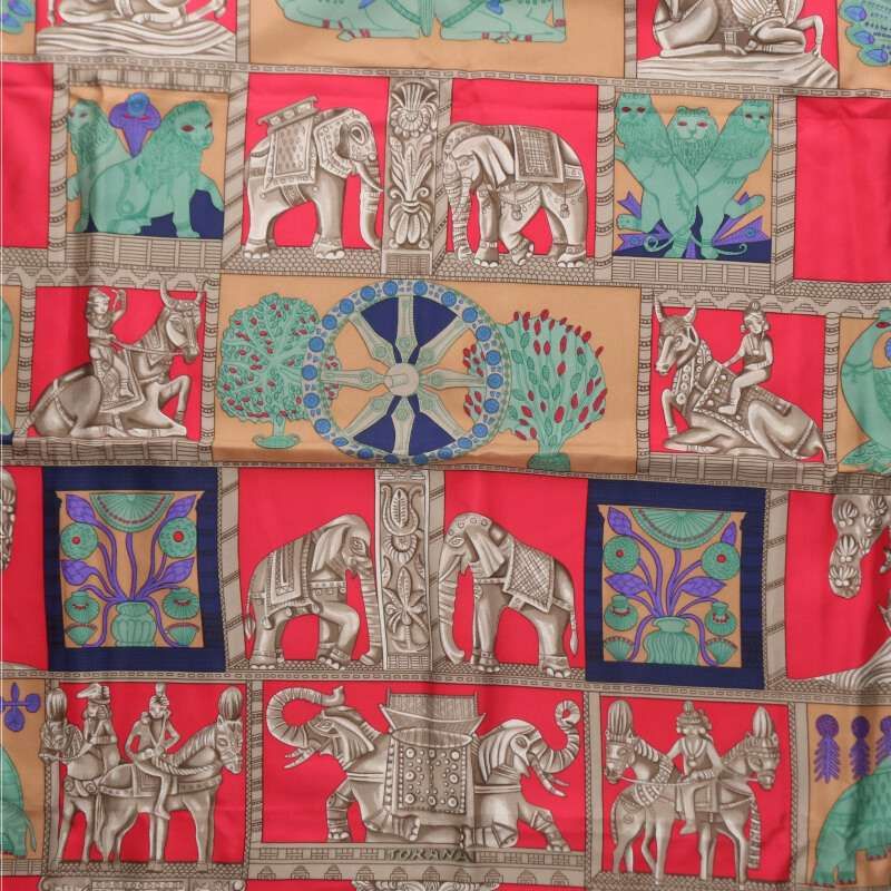 Hermes Carré 90 Torana All-over Silk Scarf For Men 90