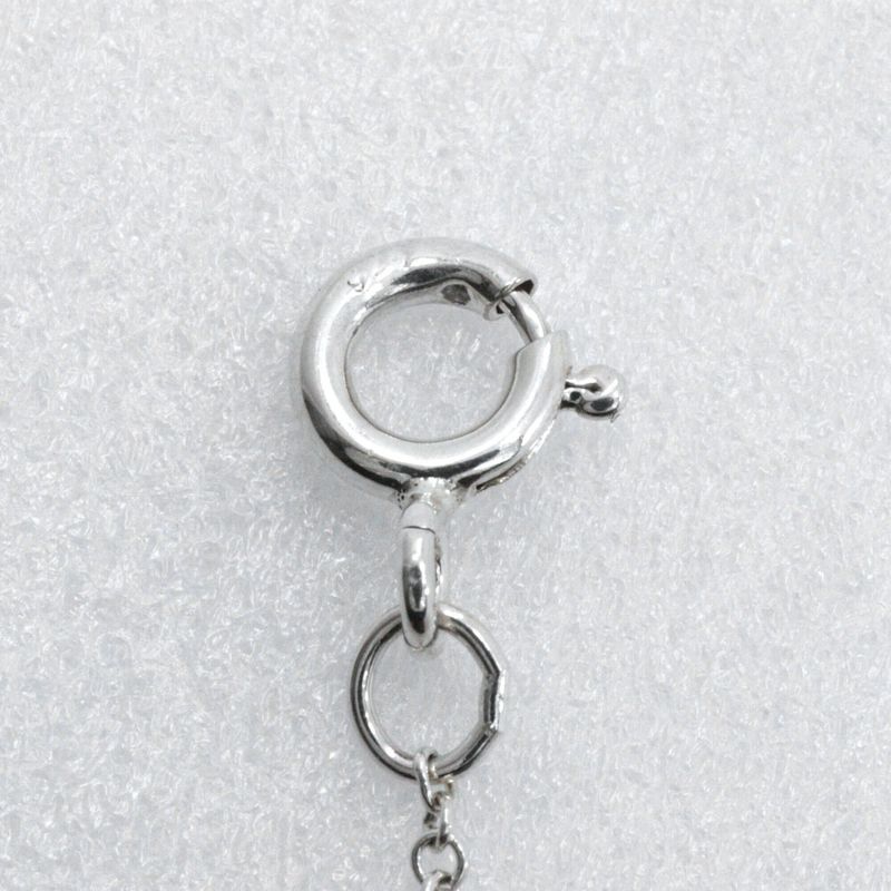 Tiffany & Co Double Rubbing Heart Paloma Picasso 925 Silver Ladies 4.4g Necklace