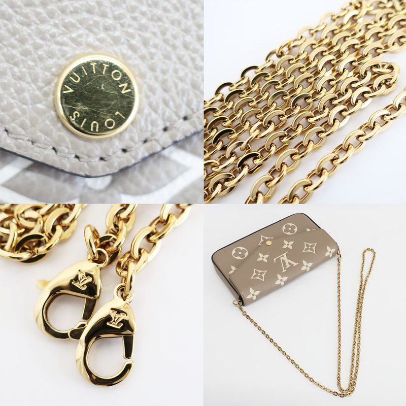 Louis Vuitton Pochette Félicie Shoulder Bag Monogram Empreinte M82610