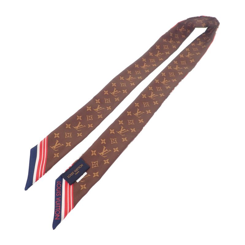 Louis Vuitton Bandeau BB Privé M76111 Monogram Scarf Silk Brown Multi Ladies
