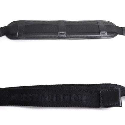 Christian DIOR Safari Messenger Bag Shoulder Bag Oblique Black 1espo206vpi_h03e