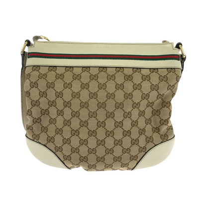 Gucci Sherry Line Mayfair Beige Ivory Gold Hardware GG Canvas 257065 Shoulder