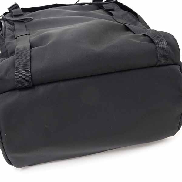 Prada Nylon Backpack Sac Tessuto 2vz062 Black NERO A Rank